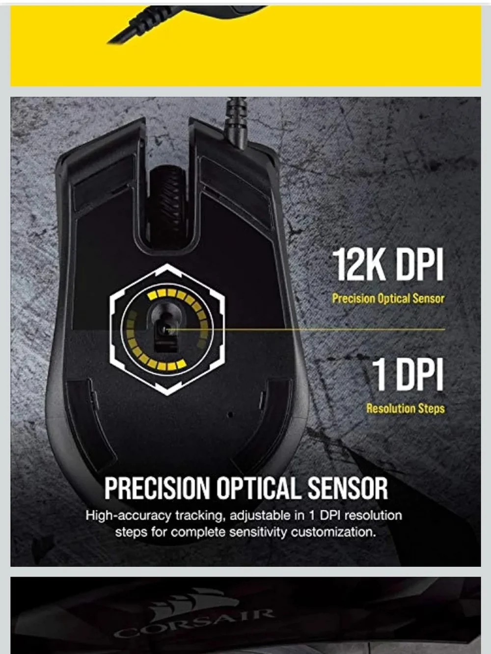 Corsair Harpoon RGB Pro Black Gaming Mouse Excellent Condition